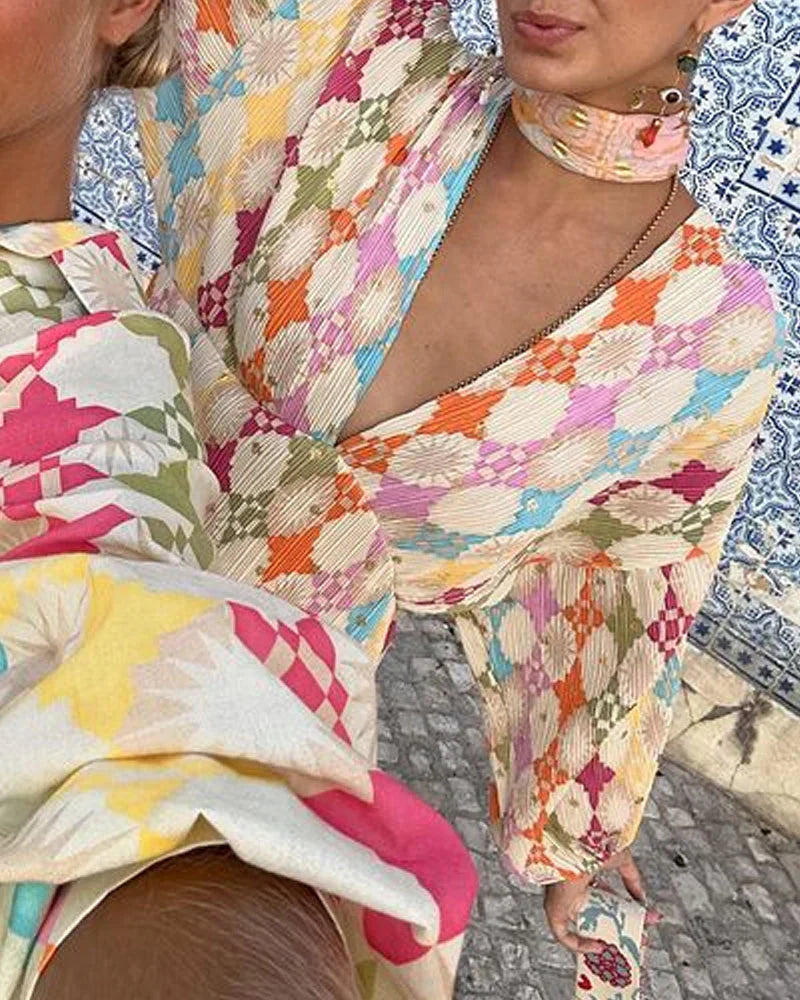Isabella - Vestido de manga farol