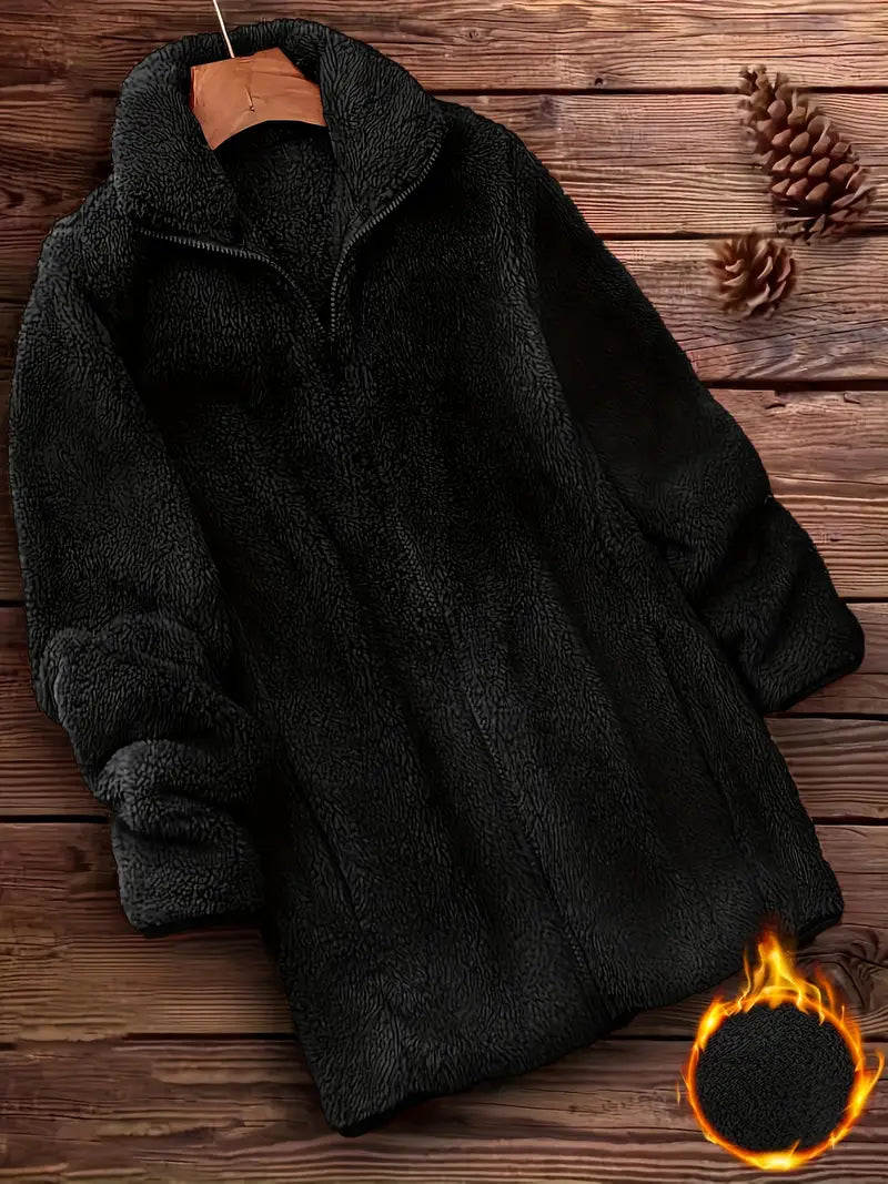 Aja – Chaqueta de peluche suave y acogedora