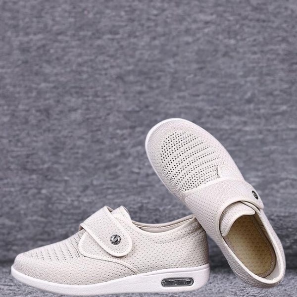 Ade - Zapatos anchos para diabéticos de talla grande para pies hinchados