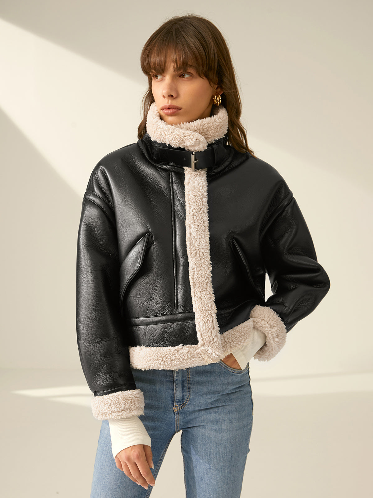 Ursula - Chaqueta de felpa