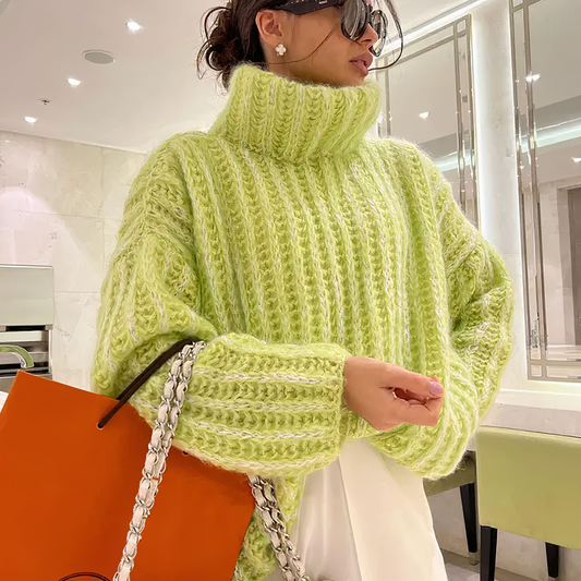 Brianna - Jersey de punto esponjoso