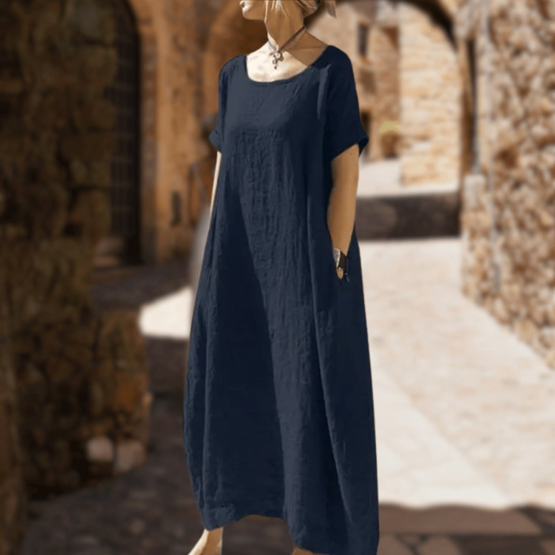 Anne - Vestido Maxi con Corte Holgado