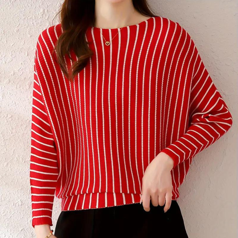 Therese - Elegante jersey suelto a rayas