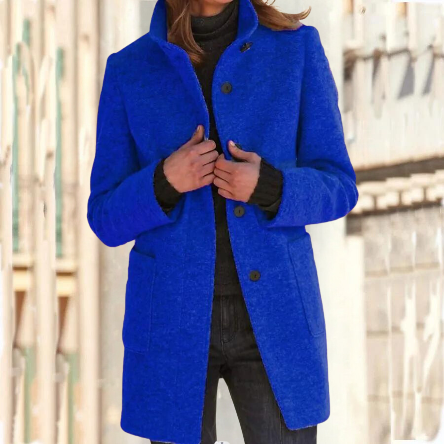 Camille -Abrigo elegante con cuello alto para mujer