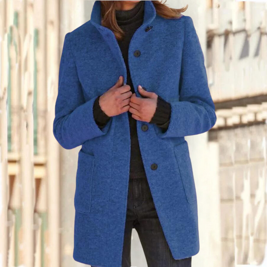 Camille -Abrigo elegante con cuello alto para mujer