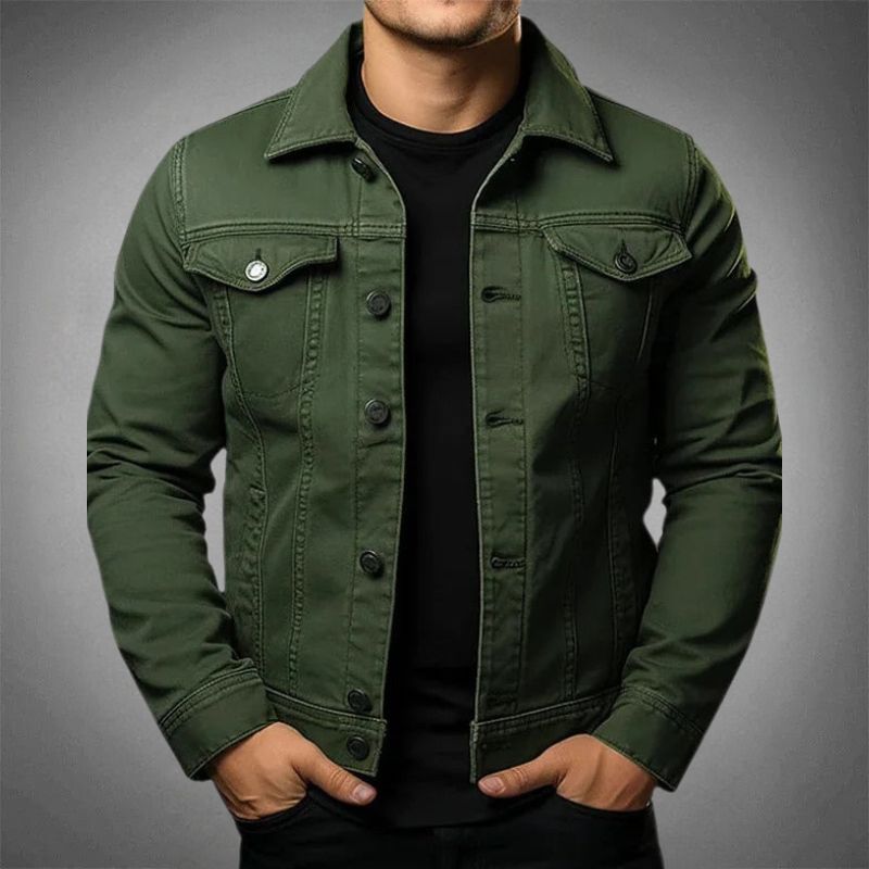 Harold - Chaqueta vaquera de estilo clásico
