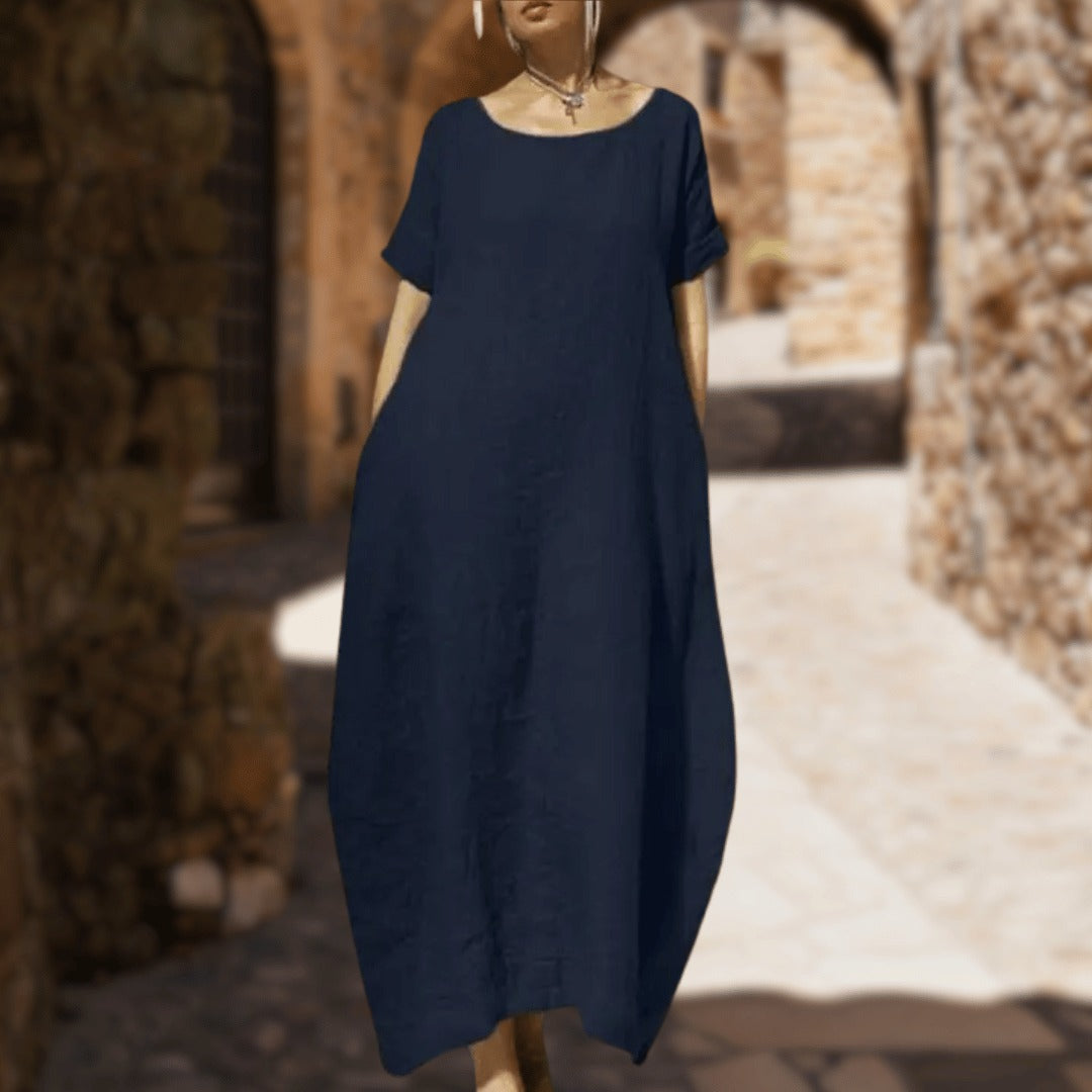 Anne - Vestido Maxi con Corte Holgado