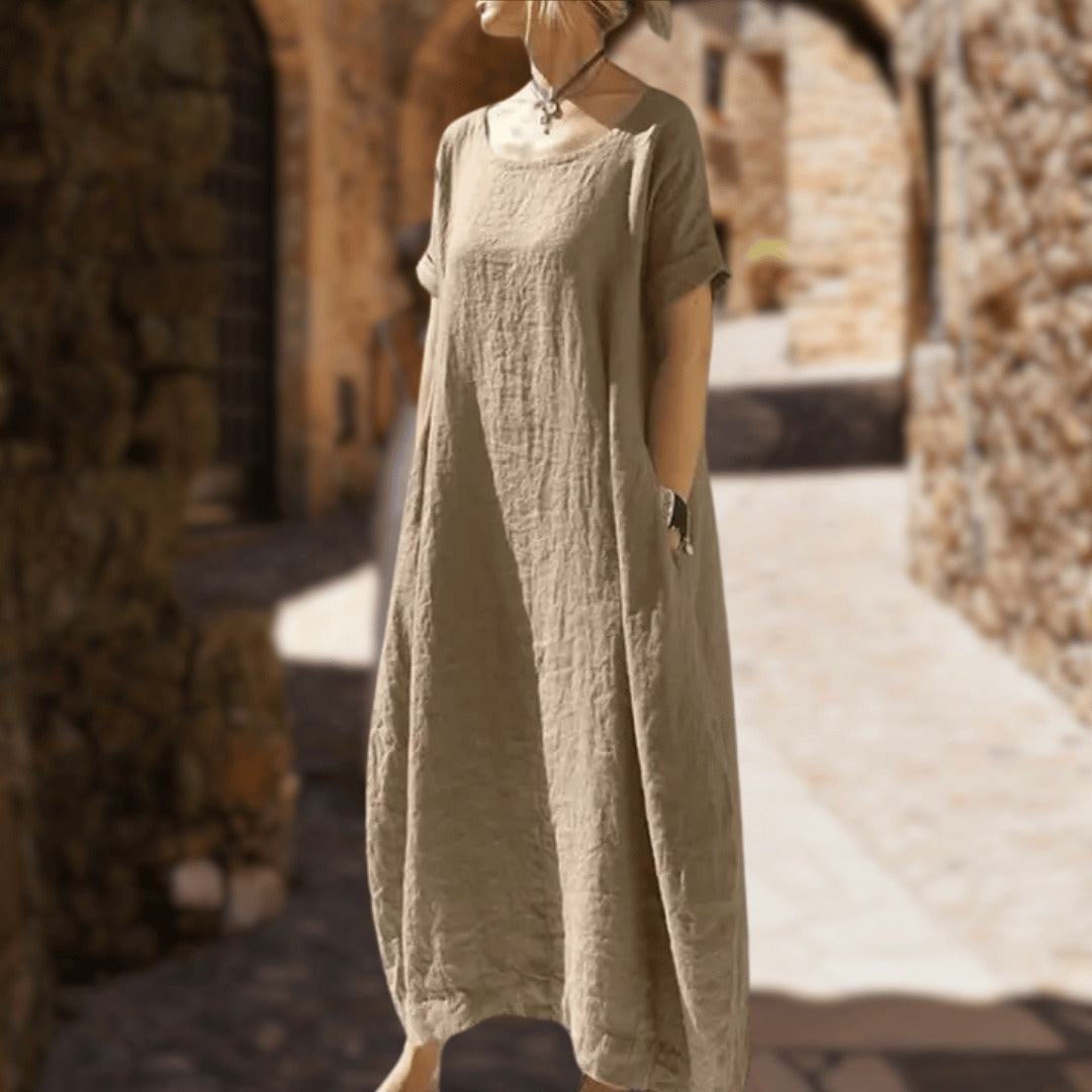Anne - Vestido Maxi con Corte Holgado