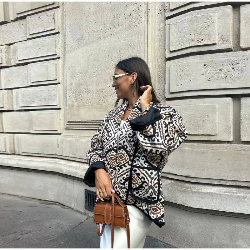 Bambi - Chaqueta acolchada estampada