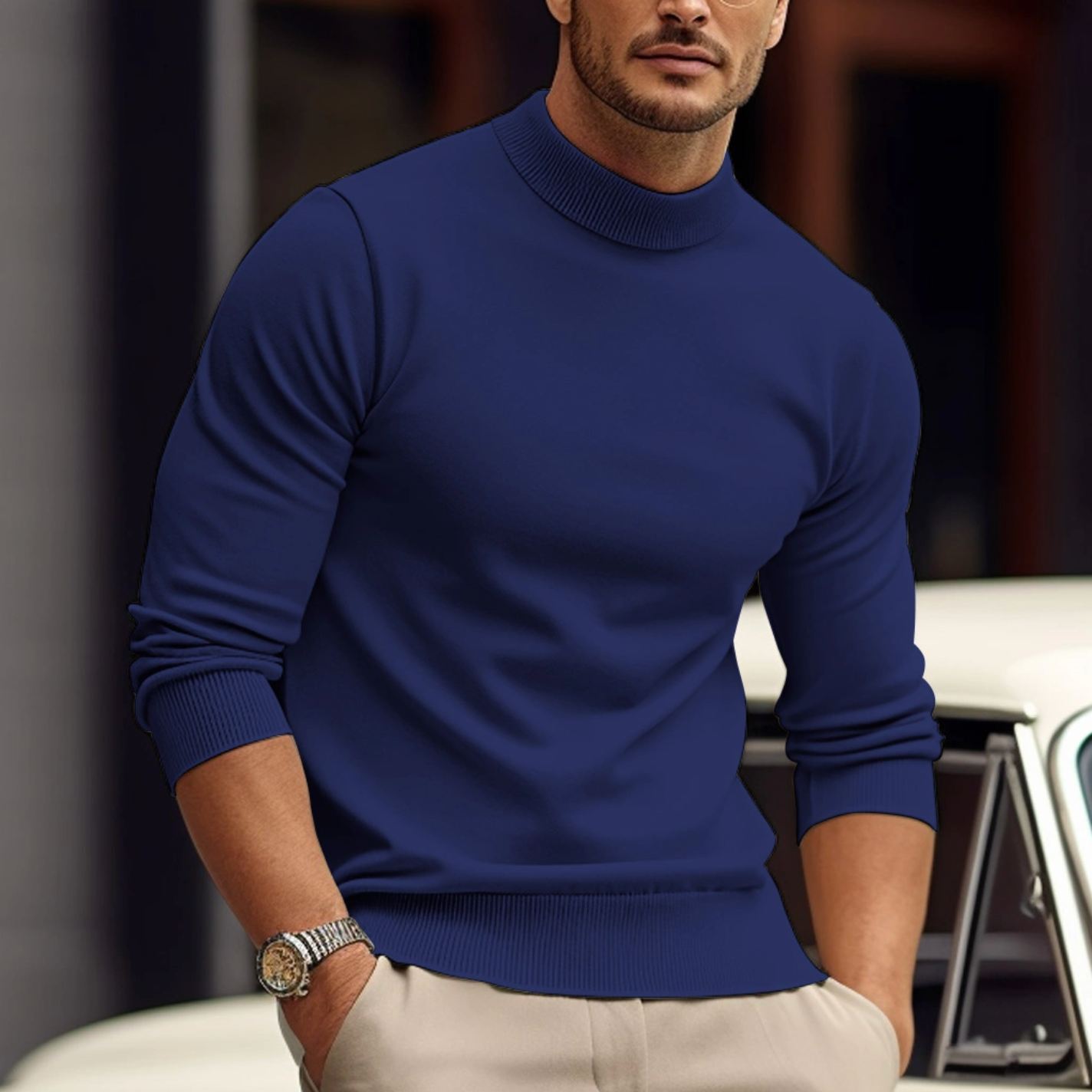 Kristian - Jersey casual entallado