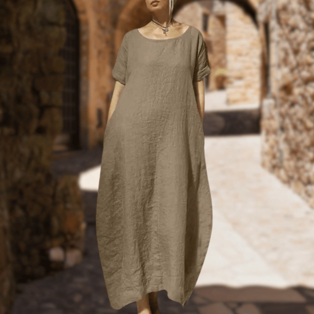 Anne - Vestido Maxi con Corte Holgado