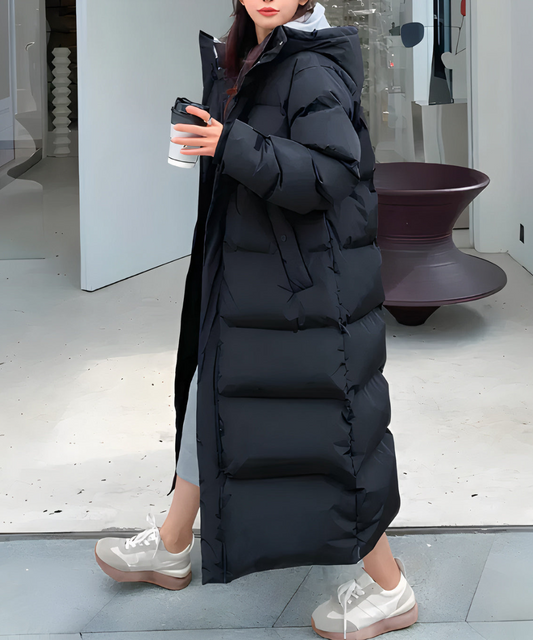 Fleur - Chaqueta larga impermeable y cortavientos