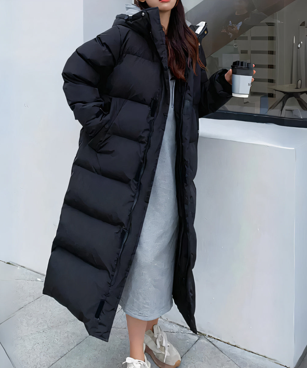 Fleur - Chaqueta larga impermeable y cortavientos
