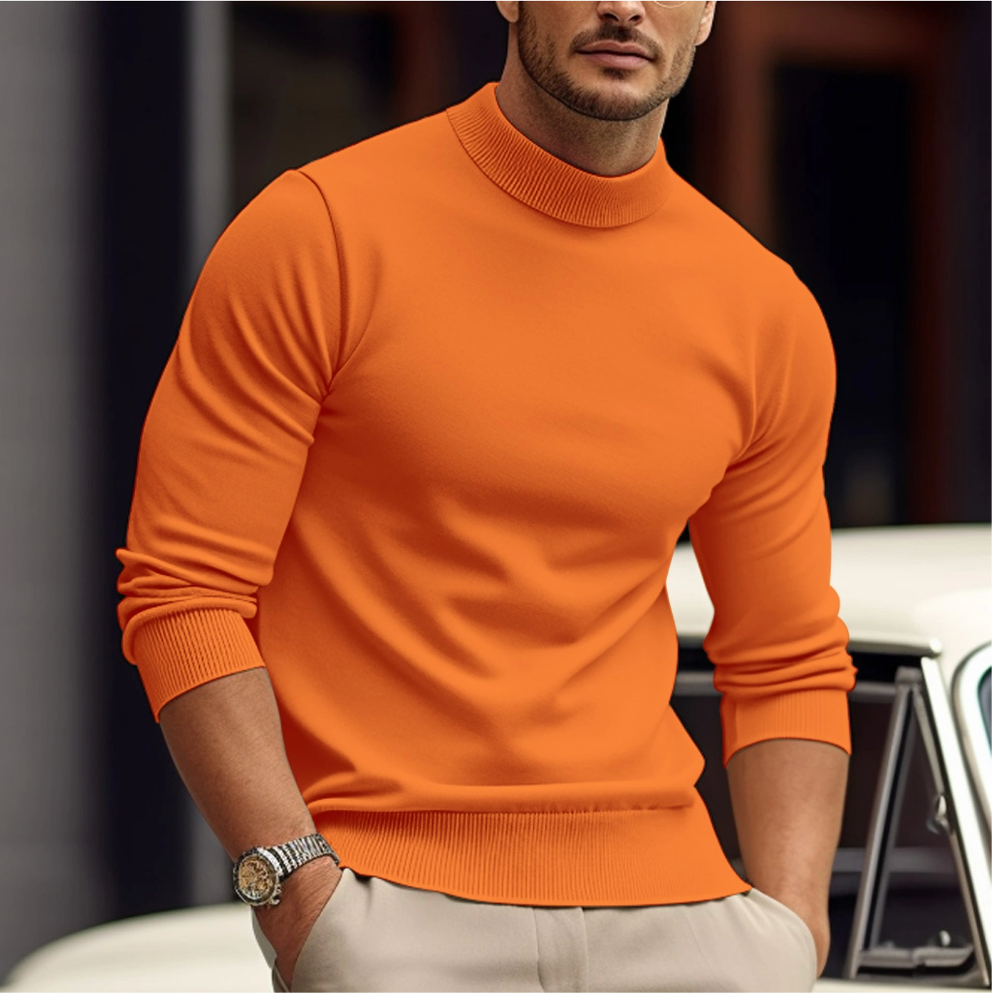Kristian - Jersey casual entallado