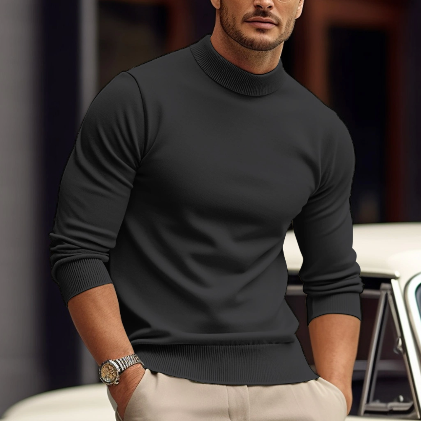 Kristian - Jersey casual entallado