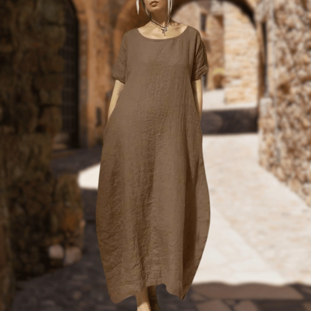 Anne - Vestido Maxi con Corte Holgado