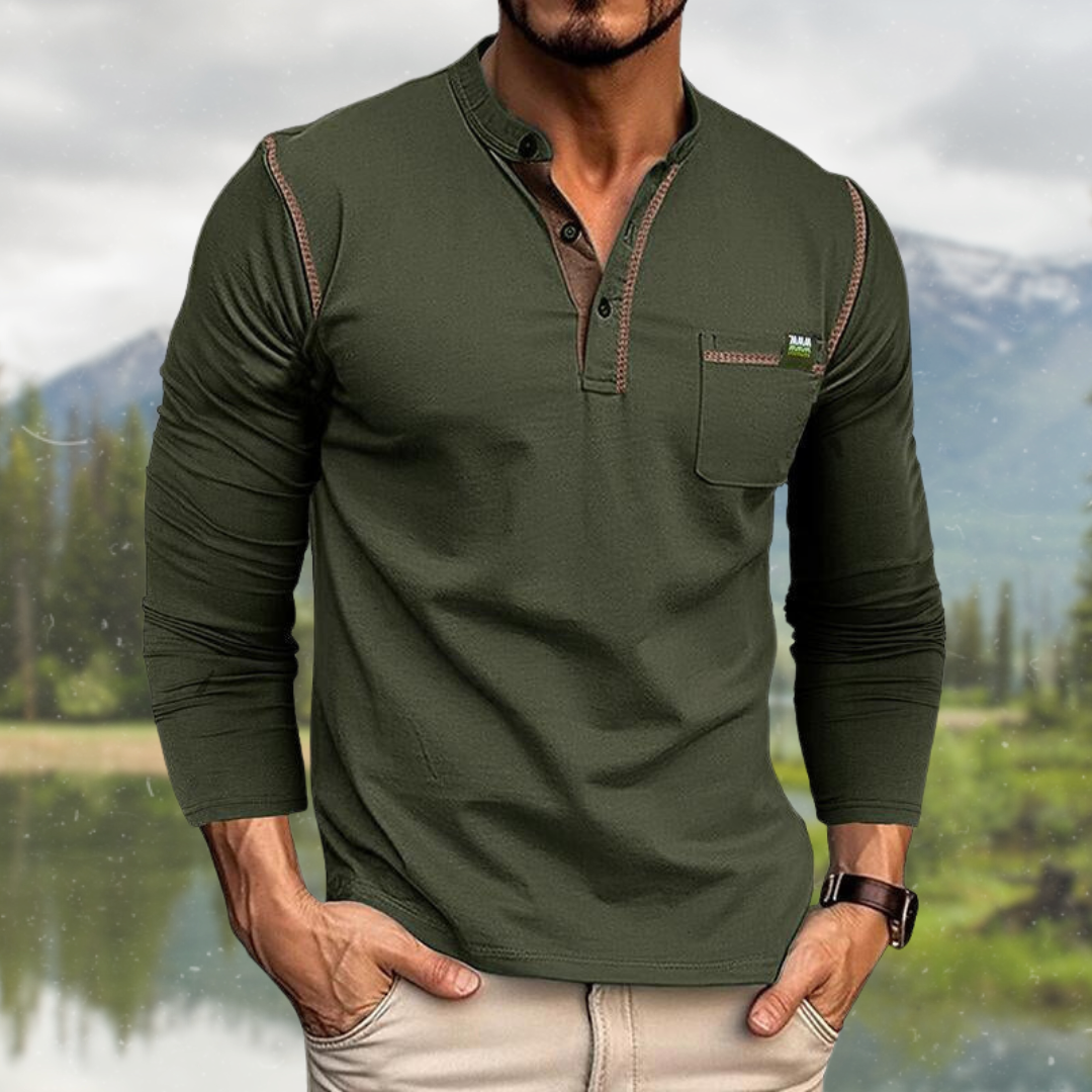 Gerardo - Camisa casual elegante de manga larga