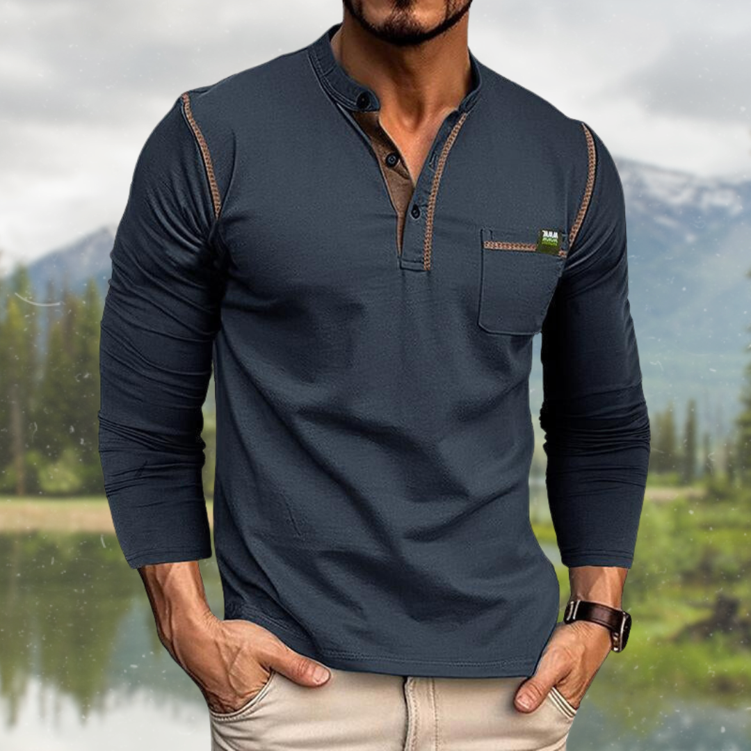 Gerardo - Camisa casual elegante de manga larga