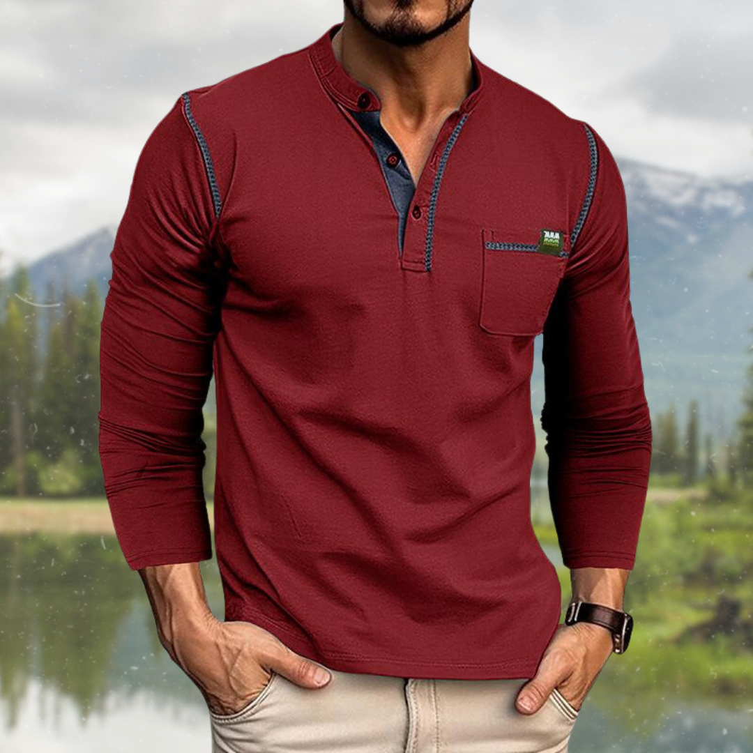 Gerardo - Camisa casual elegante de manga larga