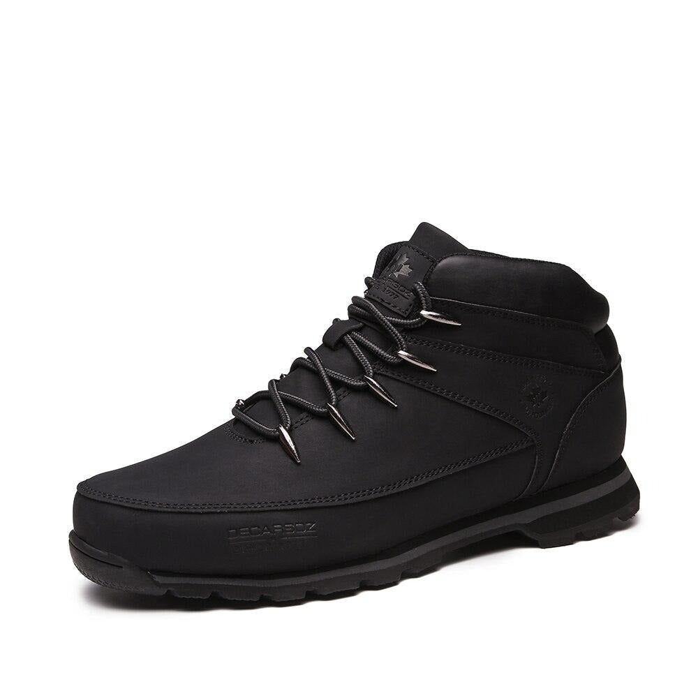 Grey - Botas Básicas Clasicas De Hombres Para Invierno Y Otoño
