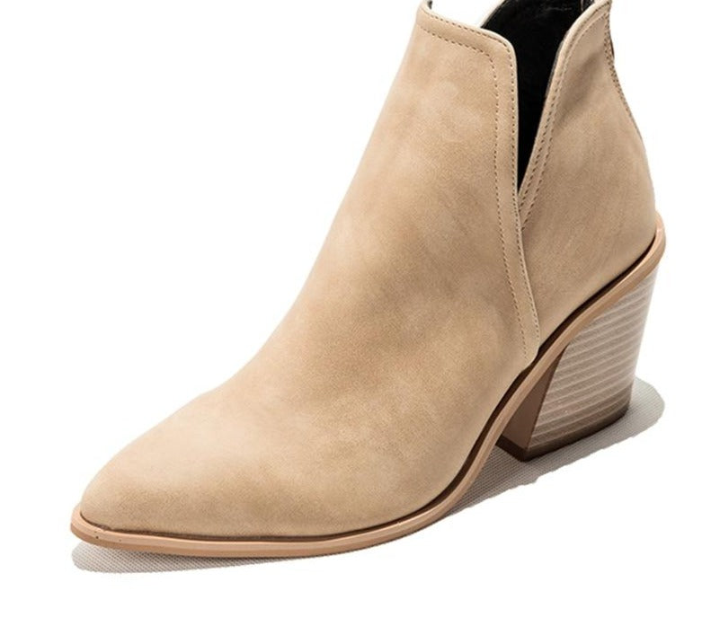 Fiona - Botines Vaqueros Casuales Tacón Alto