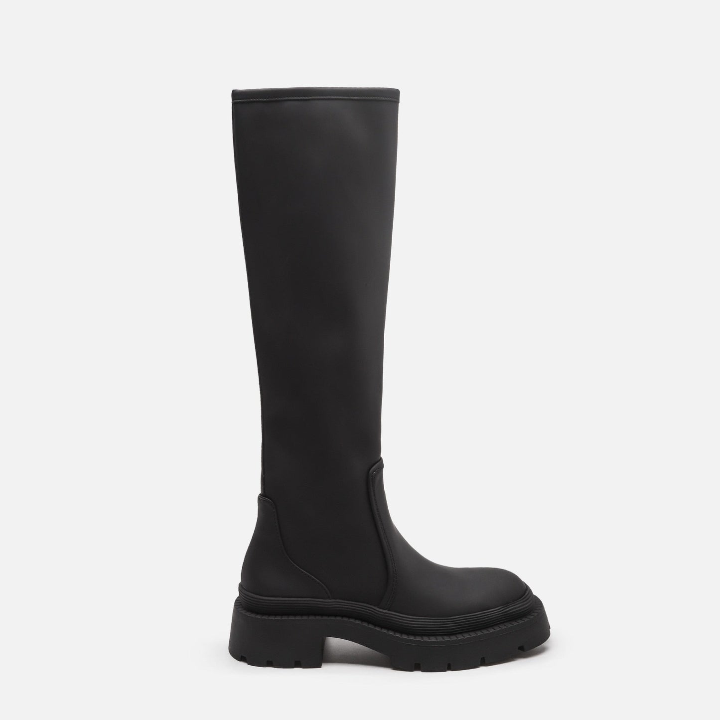 Angelique - Botas Planas de Cuero para Invierno hasta la Rodilla para Mujer