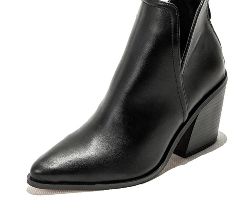 Fiona - Botines Vaqueros Casuales Tacón Alto