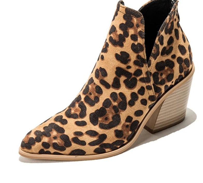 Fiona - Botines Vaqueros Casuales Tacón Alto