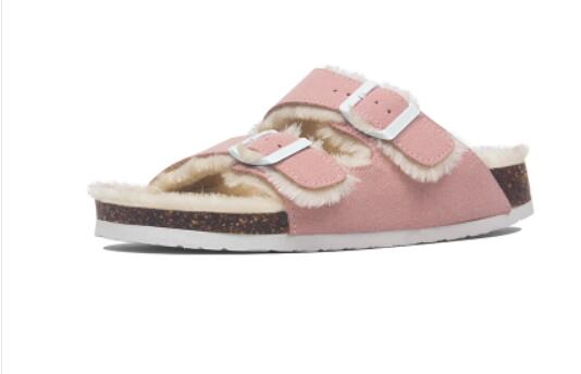 Macey - Sandalias hebilla con pelo