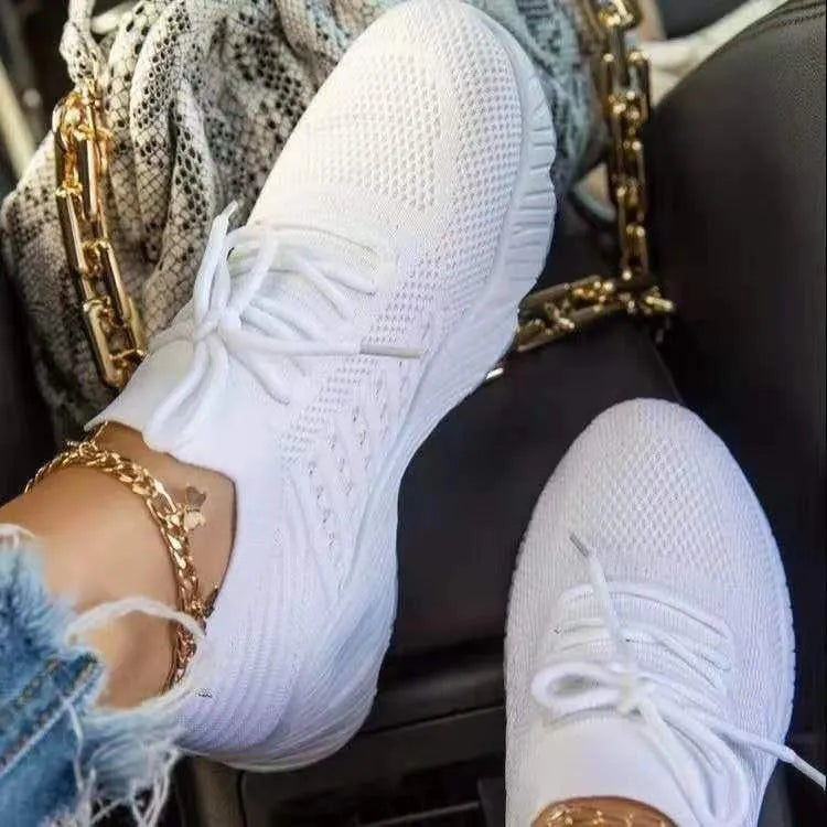 Adelia - Zapatillas ortopédicas de malla para mujer