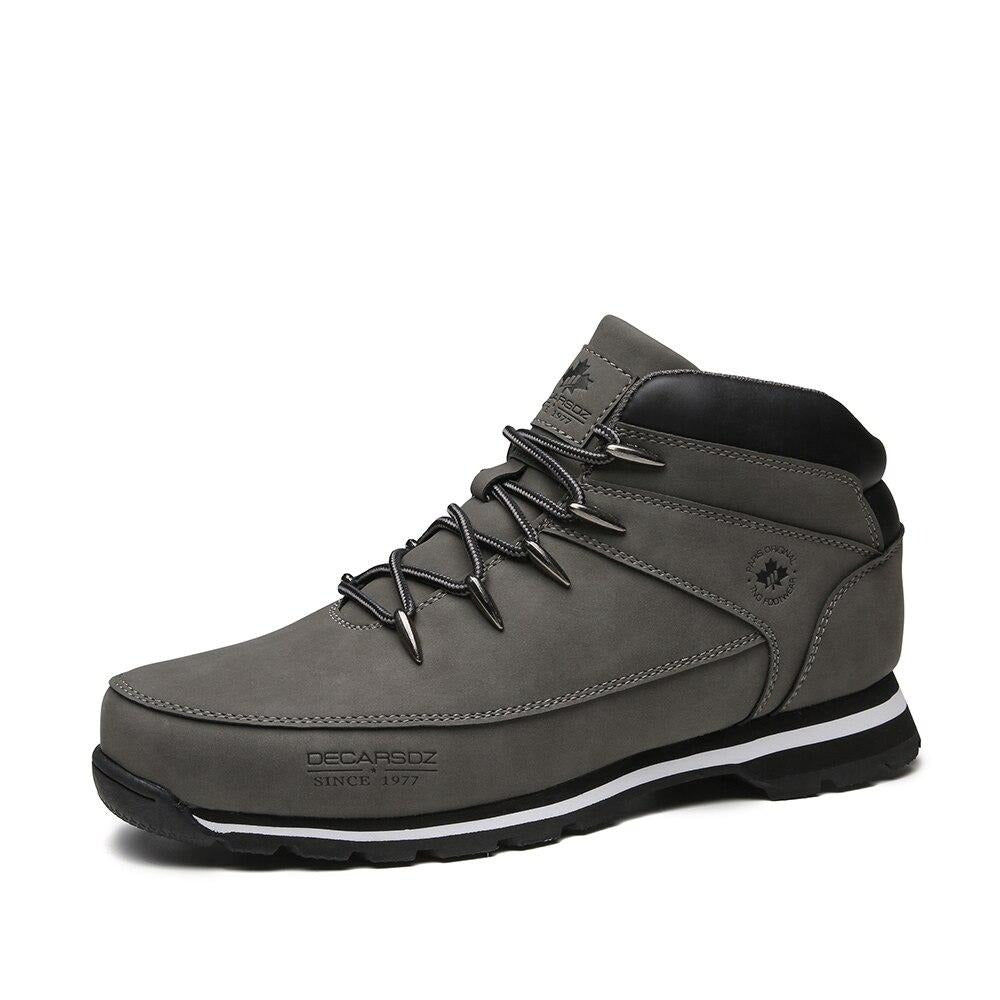 Grey - Botas Básicas Clasicas De Hombres Para Invierno Y Otoño