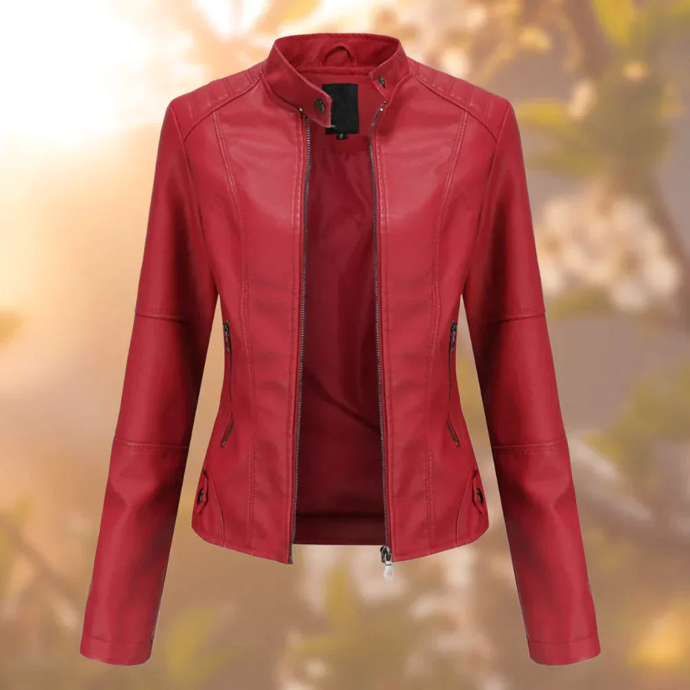 Halle - Chaqueta de cuero para mujer