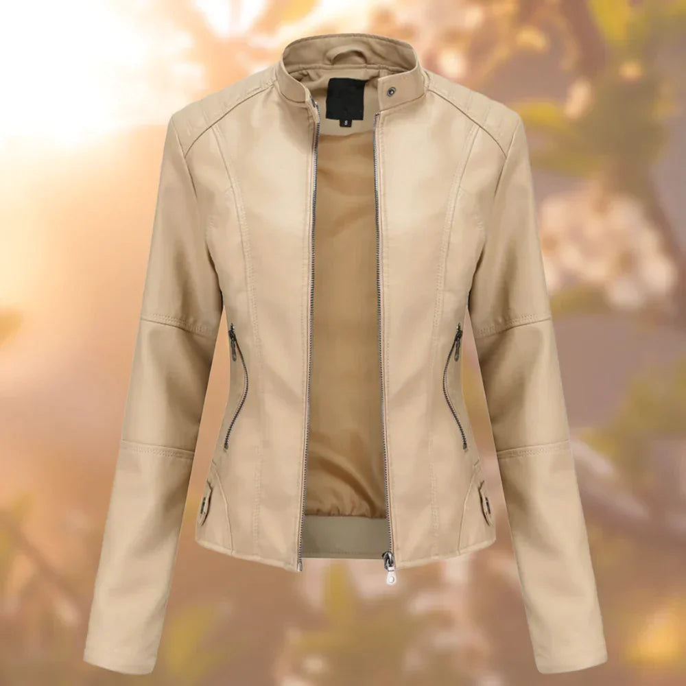 Halle - Chaqueta de cuero para mujer