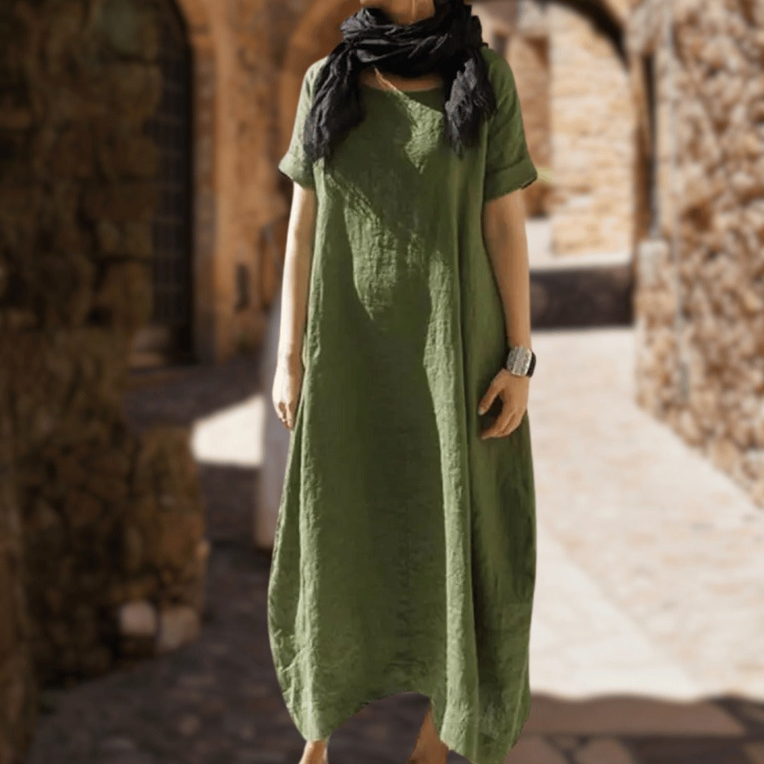 Anne - Vestido Maxi con Corte Holgado