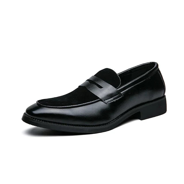 Bray - Mocasines elegantes de ante y piel