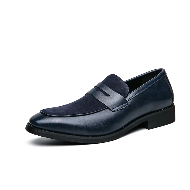 Bray - Mocasines elegantes de ante y piel