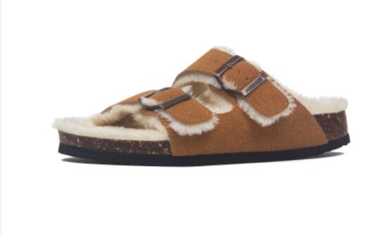 Macey - Sandalias hebilla con pelo