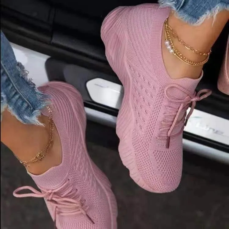 Adelia - Zapatillas ortopédicas de malla para mujer