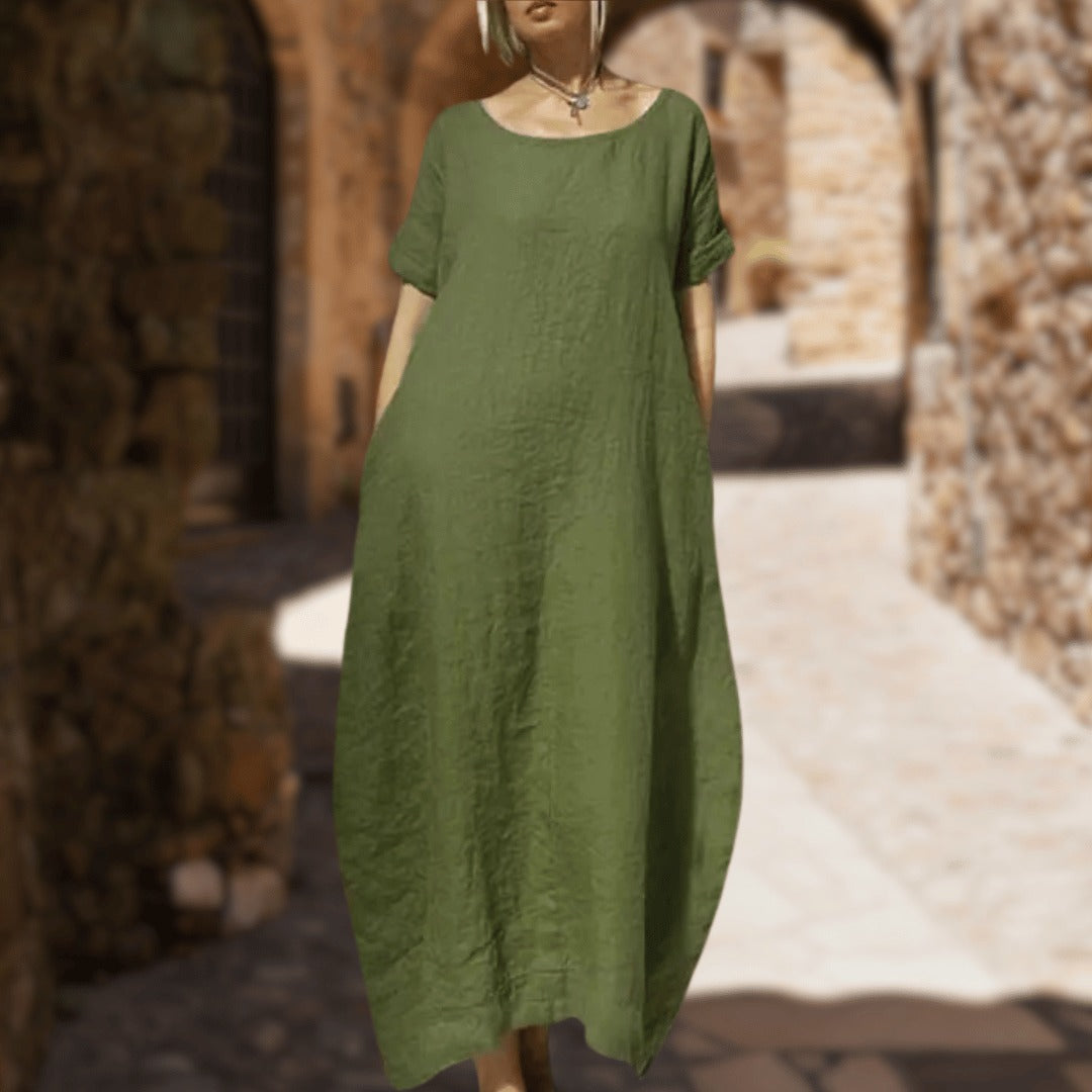 Anne - Vestido Maxi con Corte Holgado