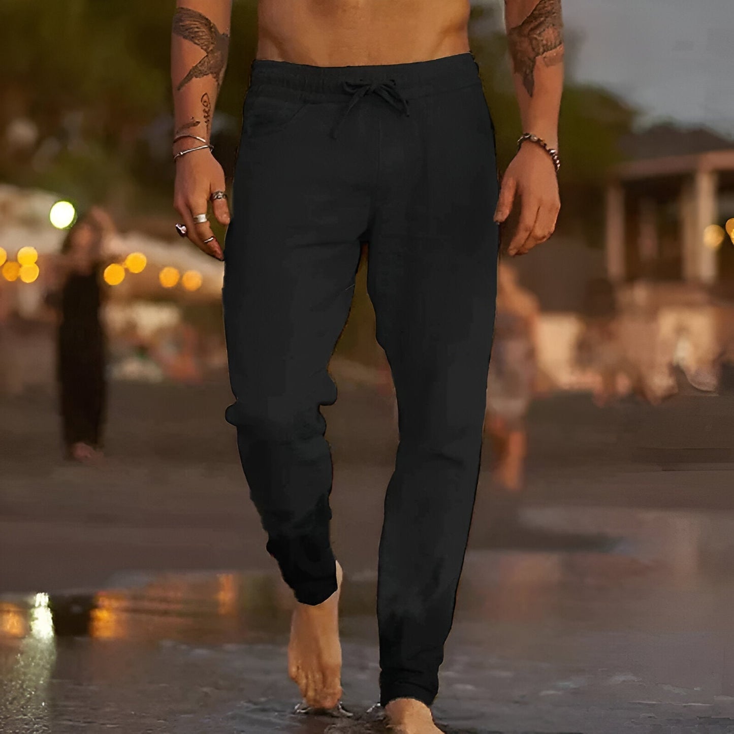 James - Pantalones informales de lino