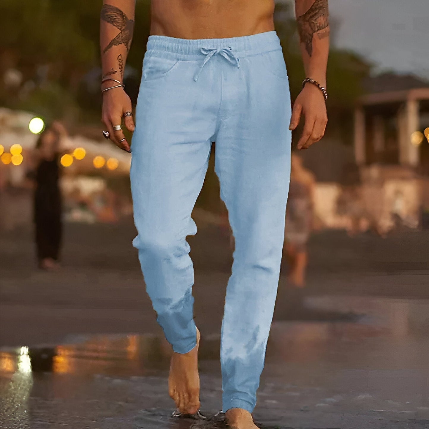 James - Pantalones informales de lino