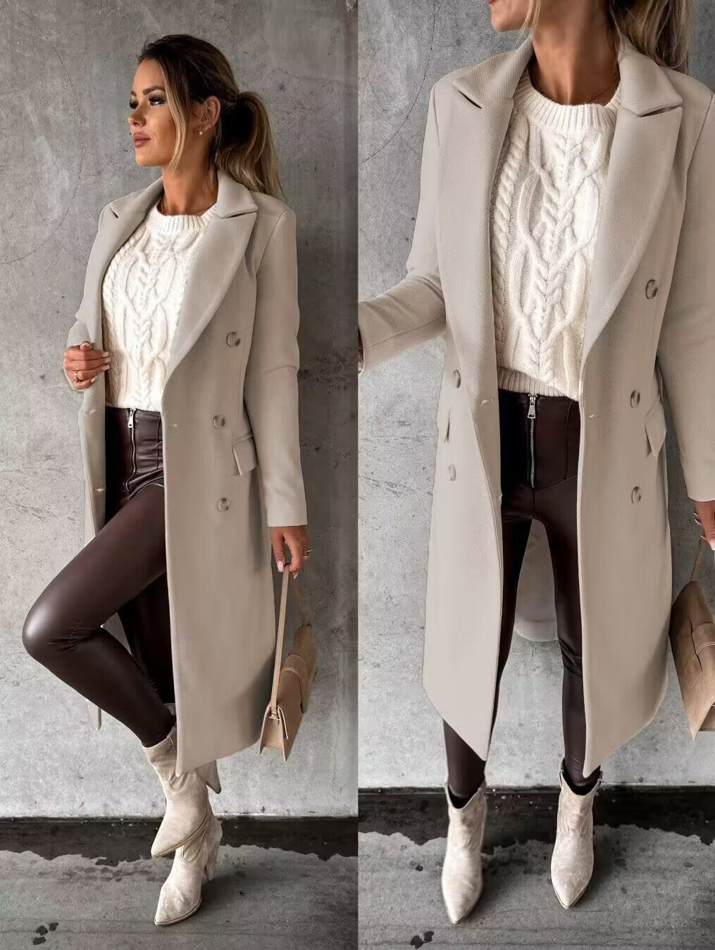 Laura - Abrigo largo de invierno con estilo