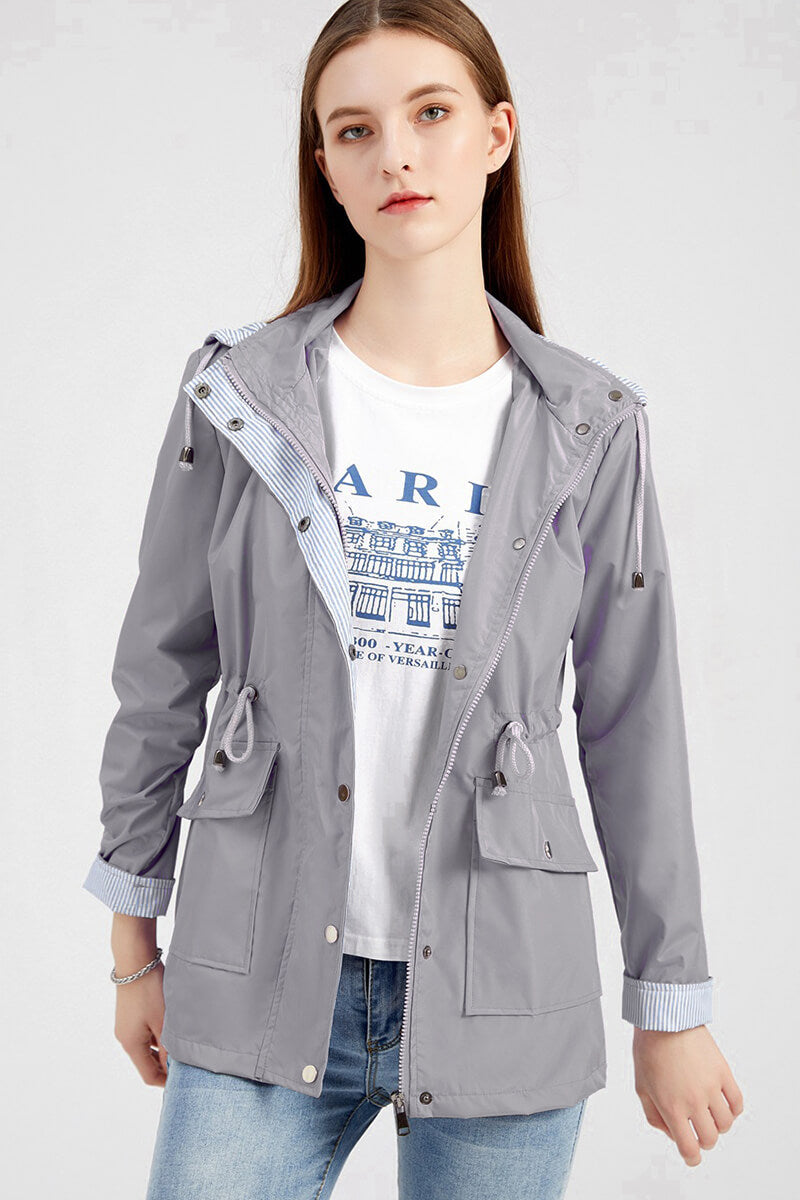 Grace - Chaqueta cortavientos con capucha
