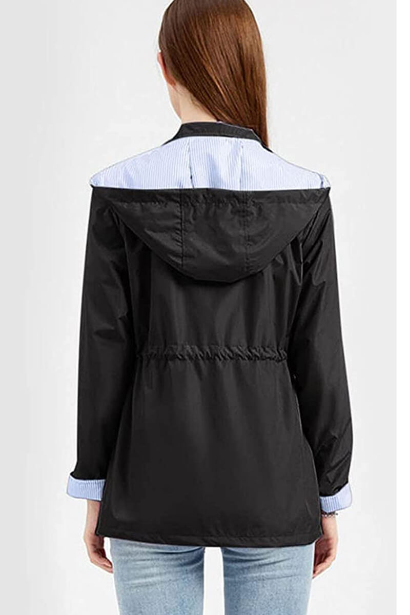Grace - Chaqueta cortavientos con capucha