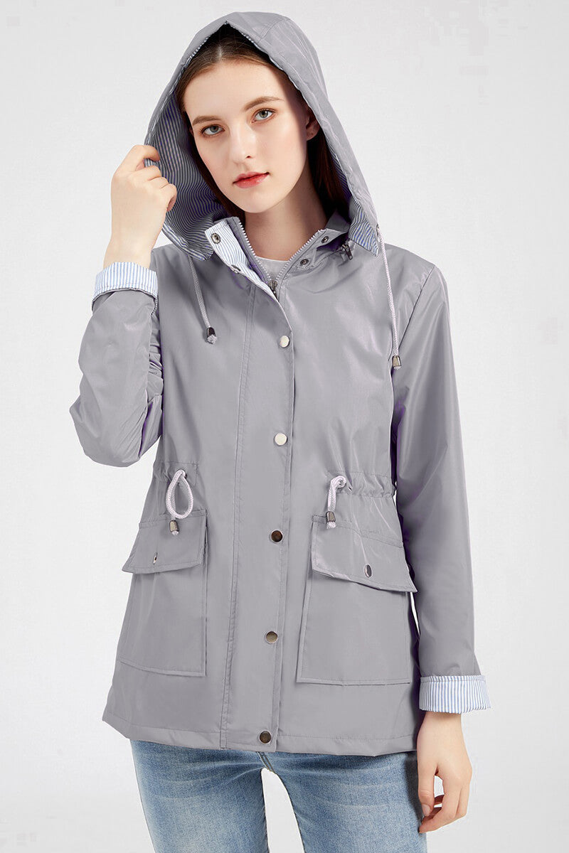Grace - Chaqueta cortavientos con capucha