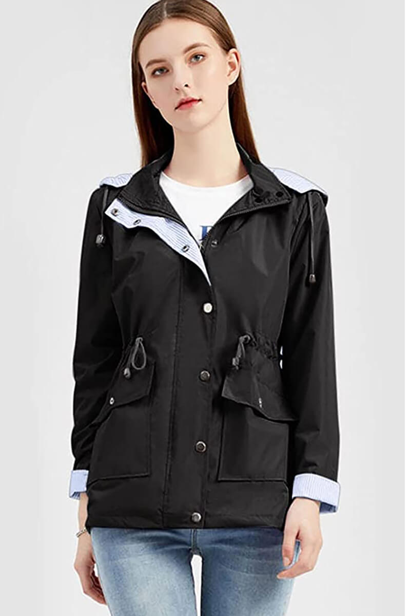 Grace - Chaqueta cortavientos con capucha
