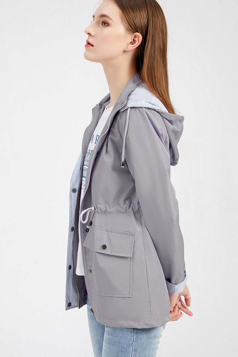 Grace - Chaqueta cortavientos con capucha