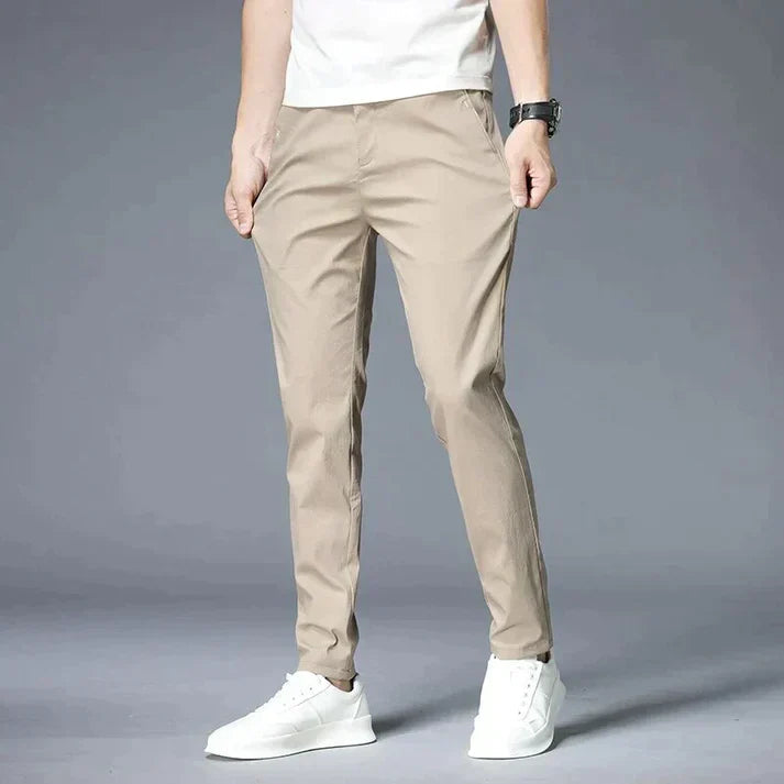 Jovan - Pantalón casual slim-fit de pierna recta