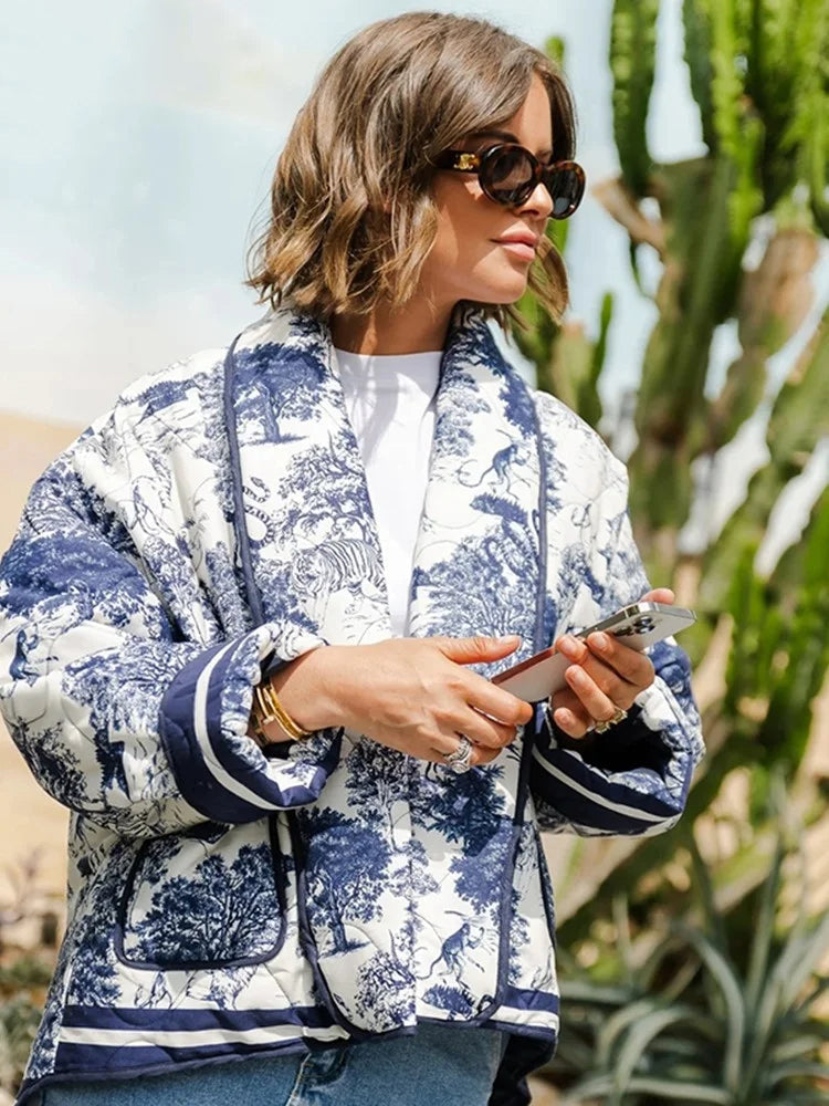 Bambi - Chaqueta acolchada estampada