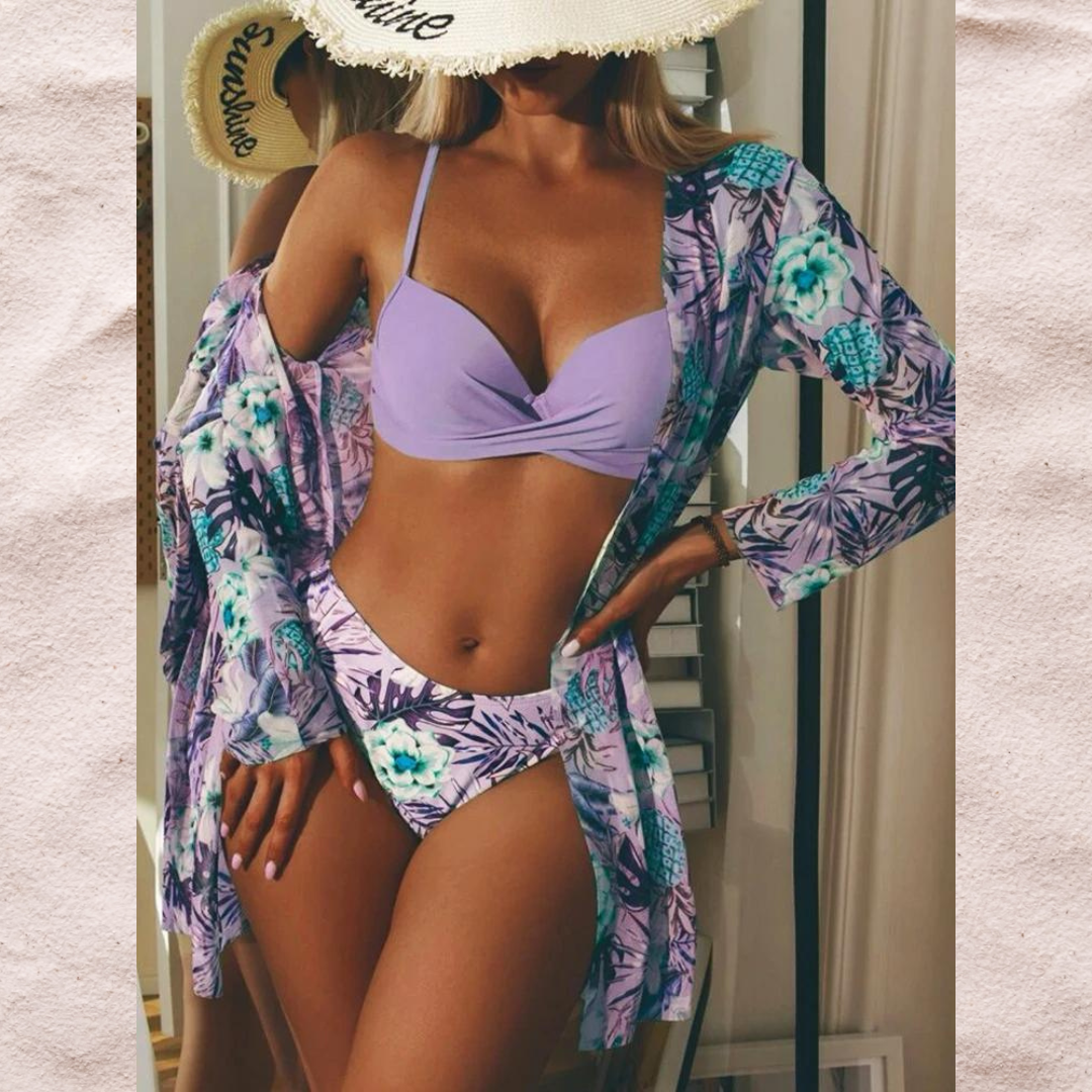 Evie - Conjunto de bikini 3 en 1 más vendido
